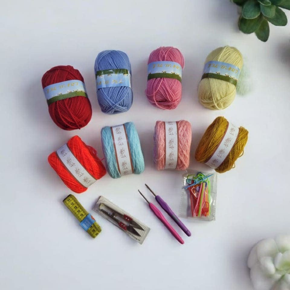 باقة تعلم الكروشي المتكاملة