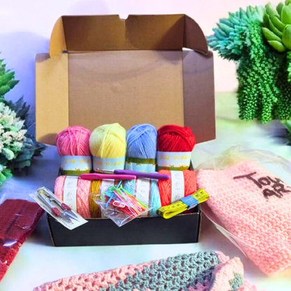 باقة تعلم الكروشي المتكاملة